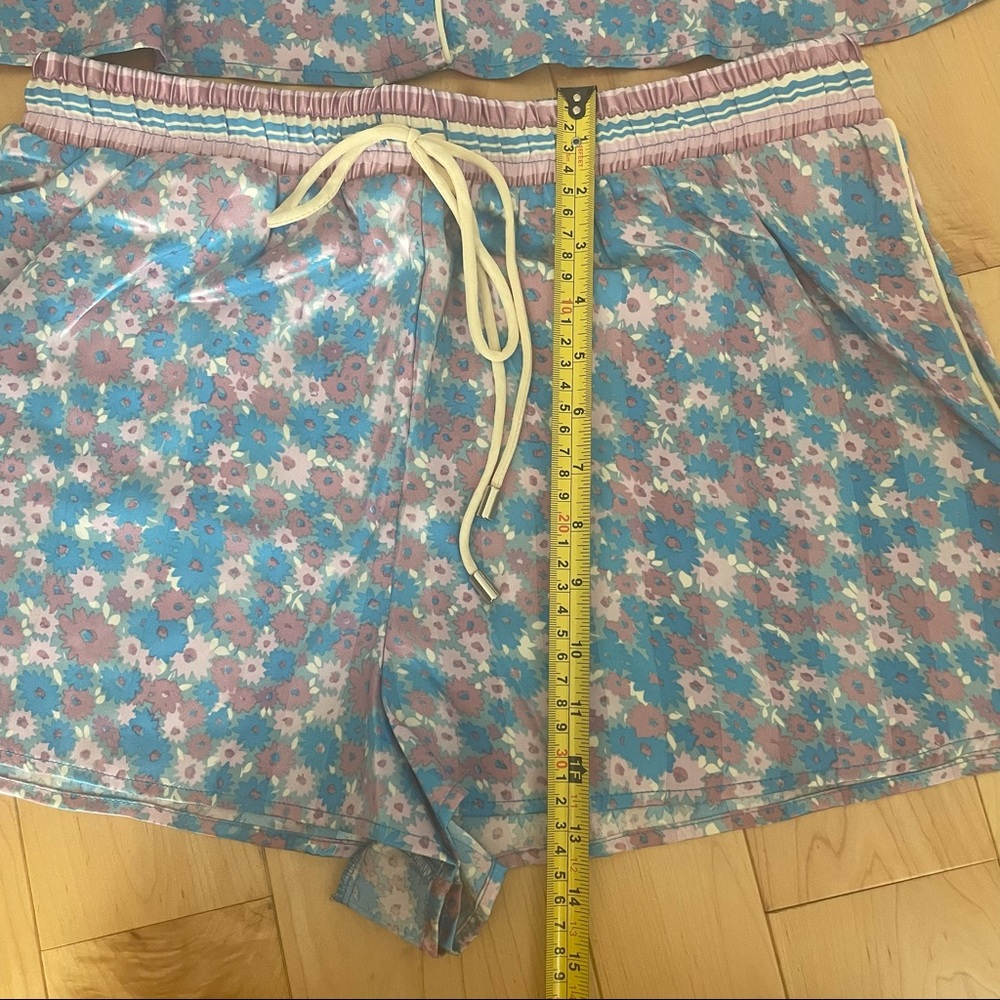 Free people pillow talk lavender combo women’s top bottom pjs button down medium - Picture 9 of 9